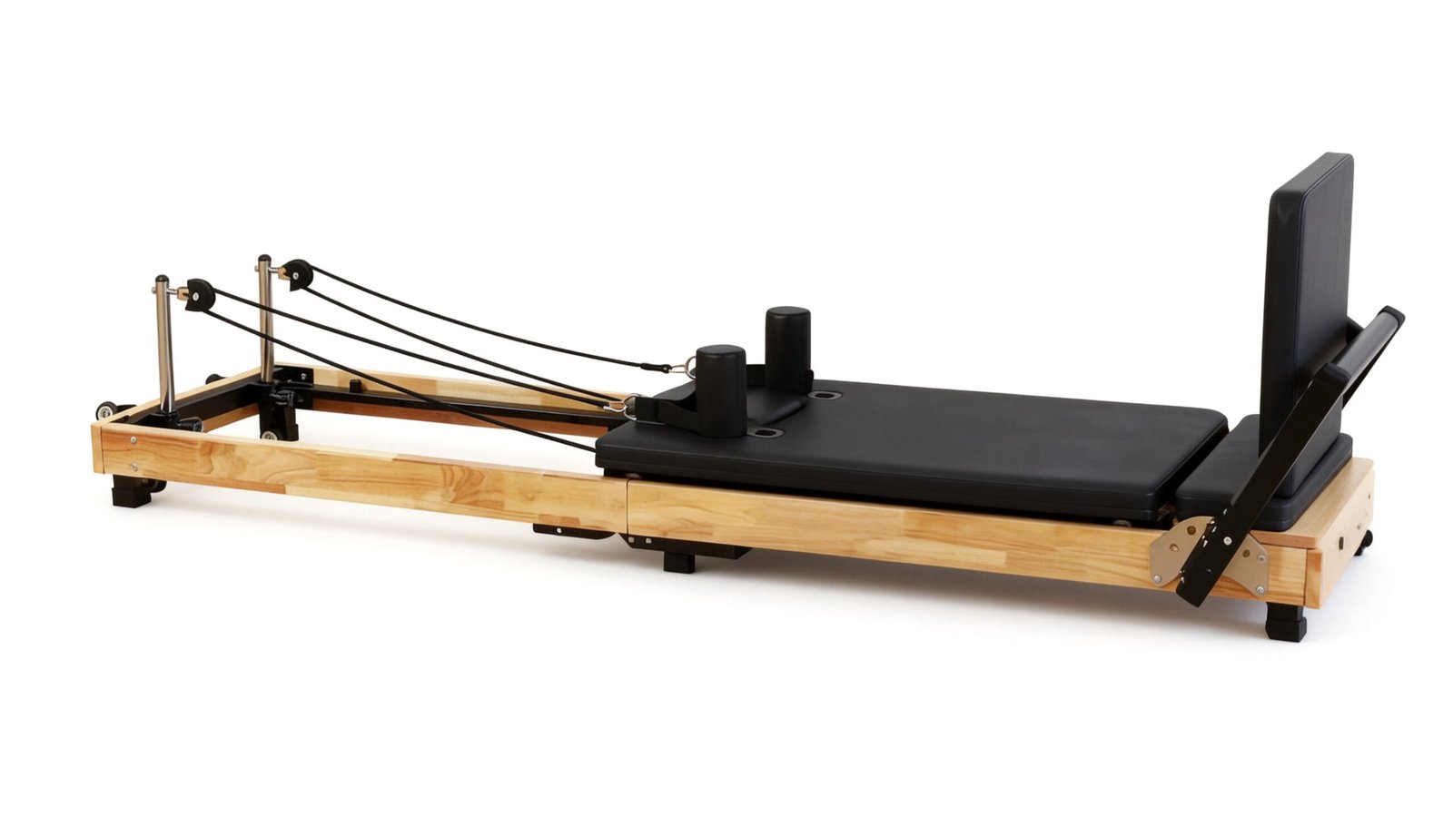 Household Foldable Wooden Pilates Reformer